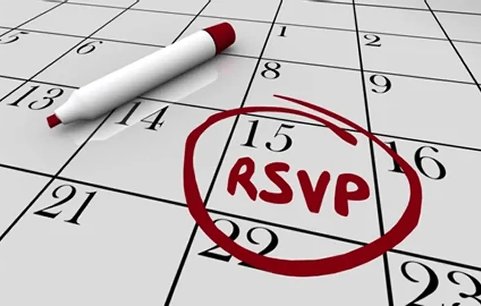 set rsvp deadline