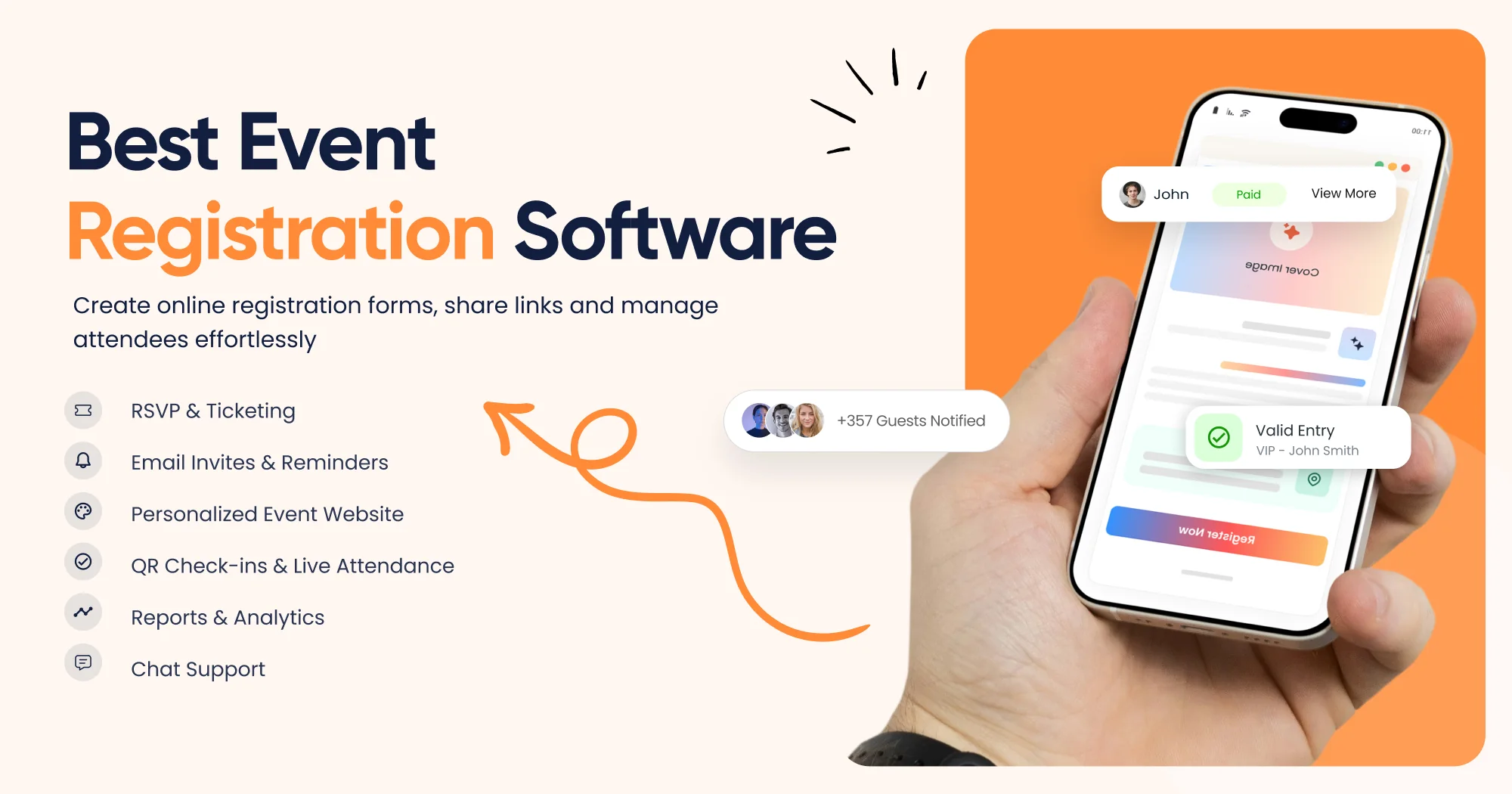 Register Feature Design Best Event Registration Software