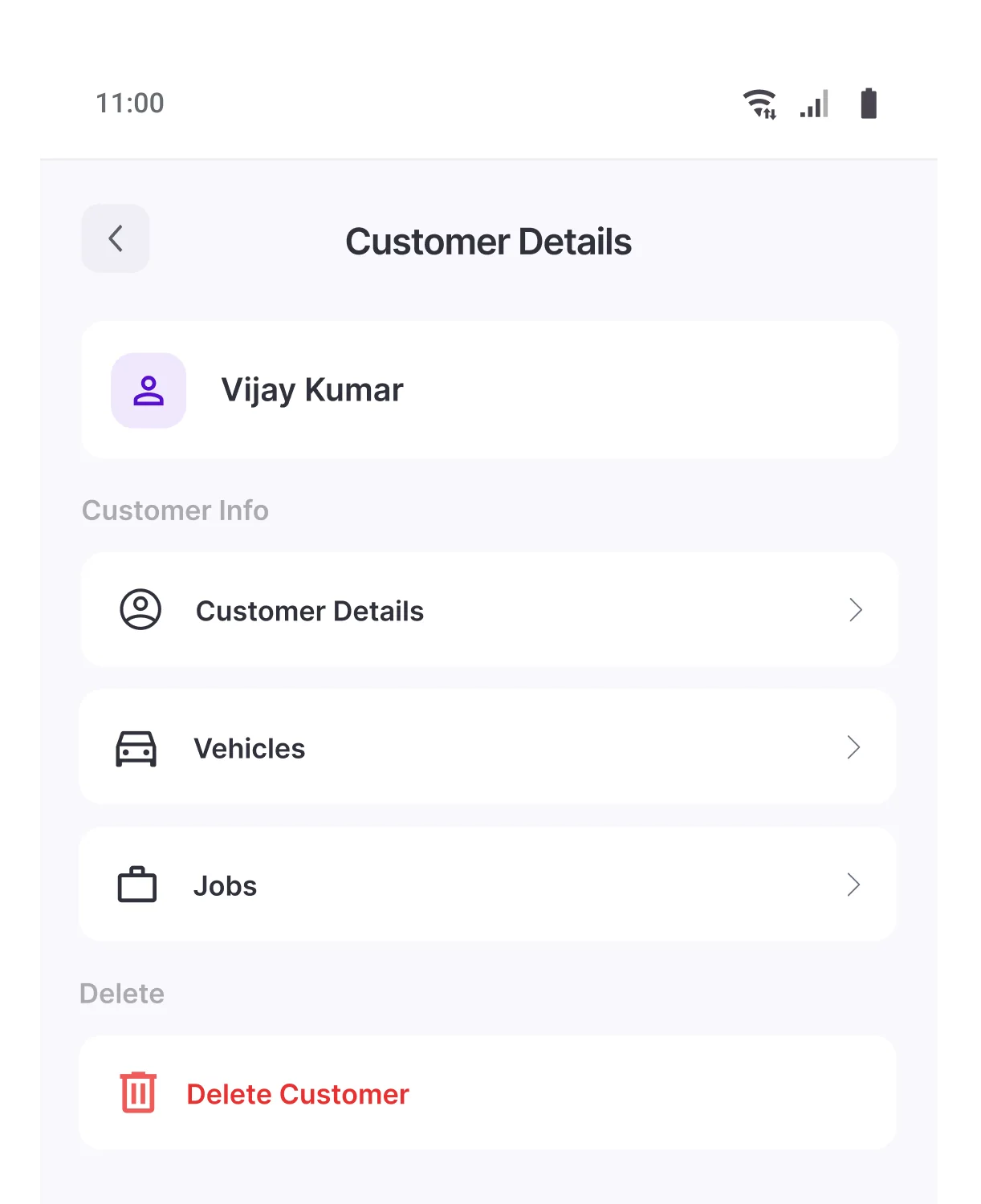 Garage Customer Management Software