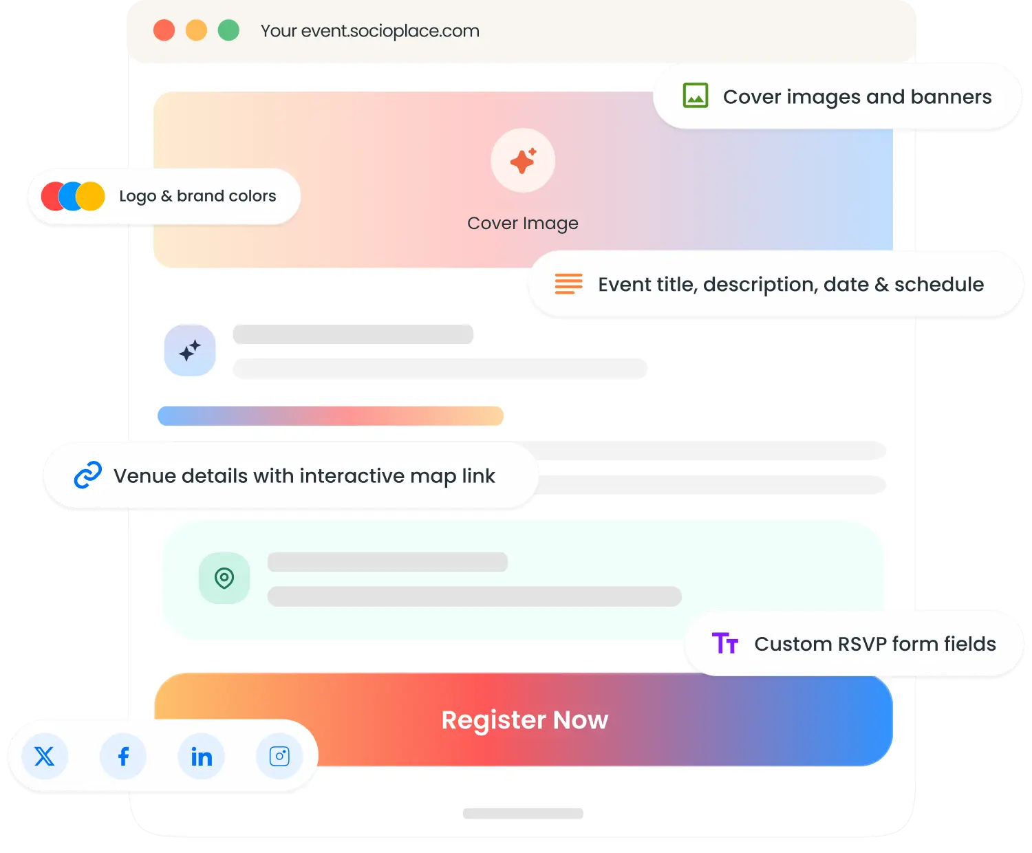 Customizable RSVP Website